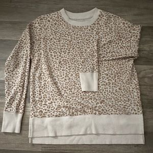 Time And Tru Cheetah Print Crewneck